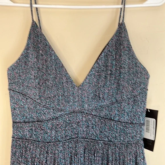 NWT Aidan Mattox Metallic Maxi Gown